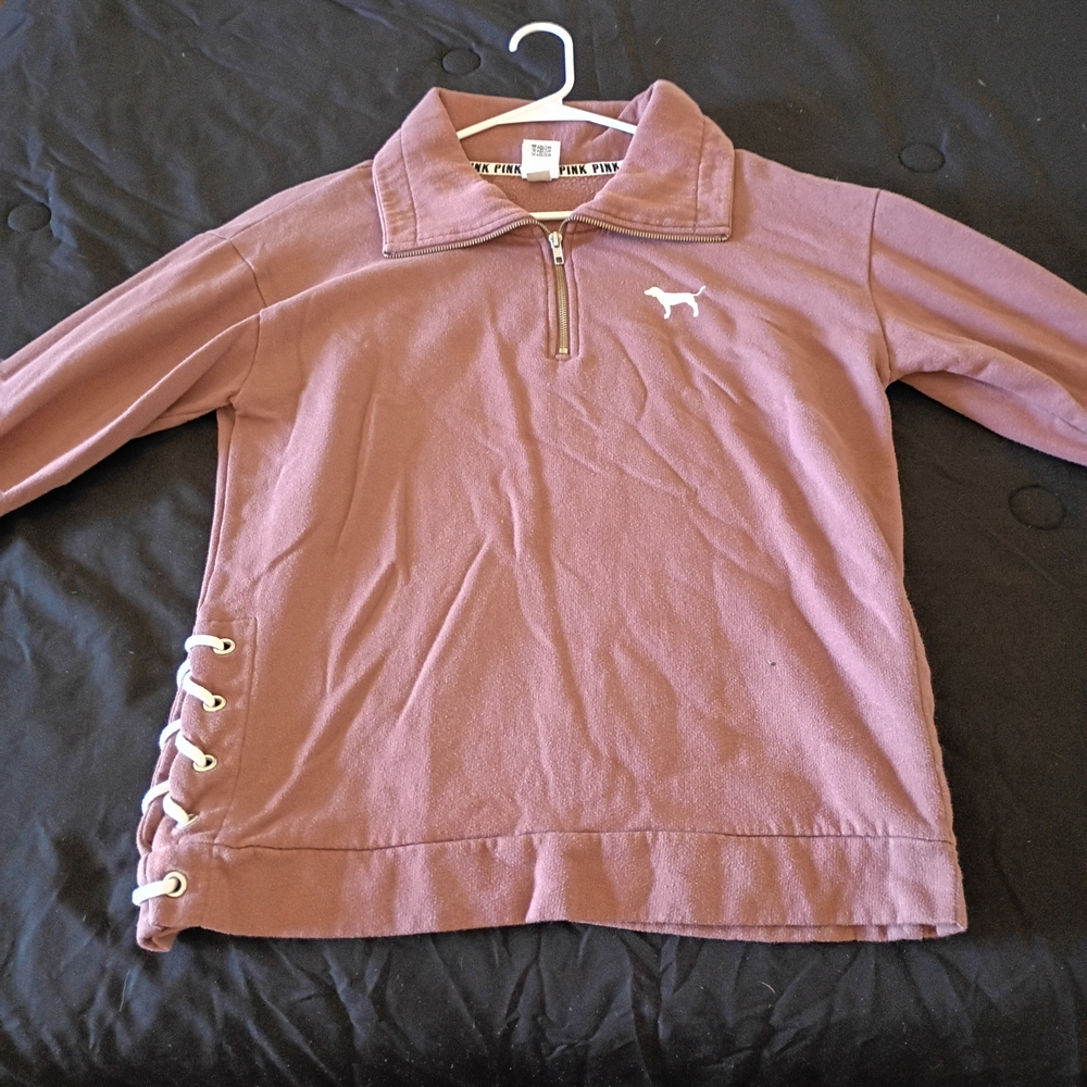 PINK Victoria's Secret Mauve Pullover Jacket